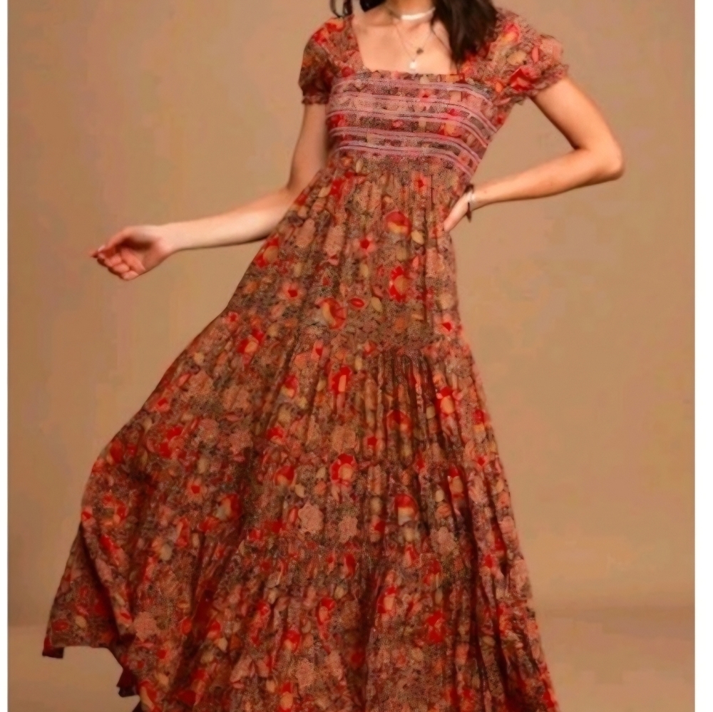 Floral Smocked Dress